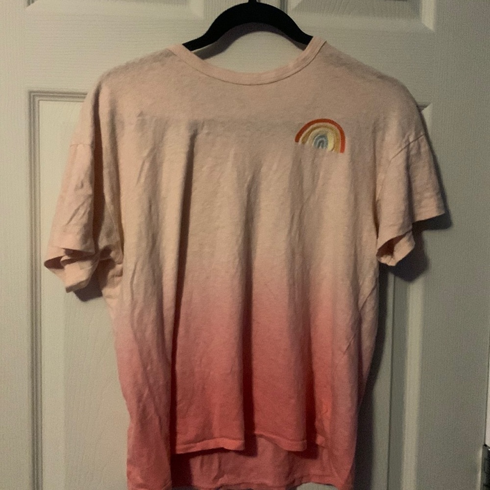 American Eagle pink fade away shirt!